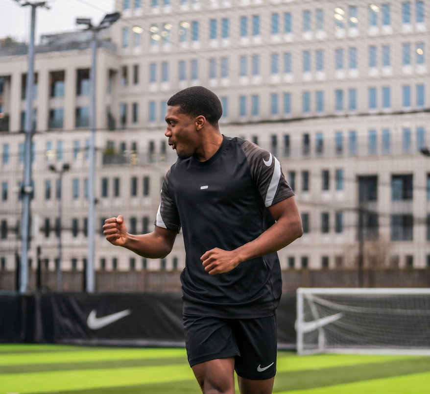 Football creator after a match